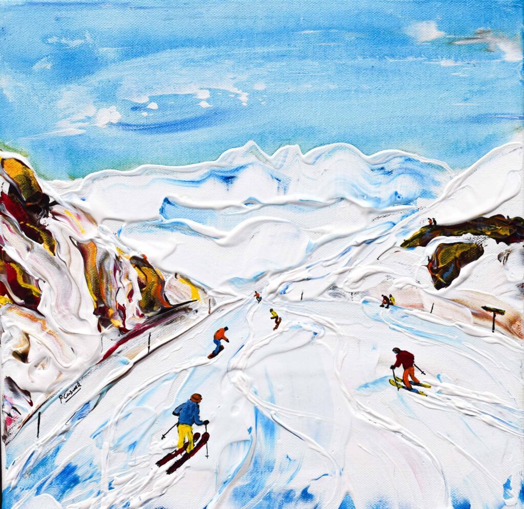 Alpe d'Huez & Les Deux Alpes Ski prints