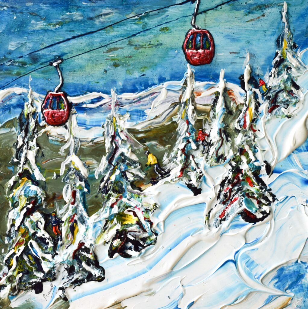 Kitzbuhel, Soll,  Kitzbüheler Alpen Ski Pass & Ski Welt Ski Area Ski Prints