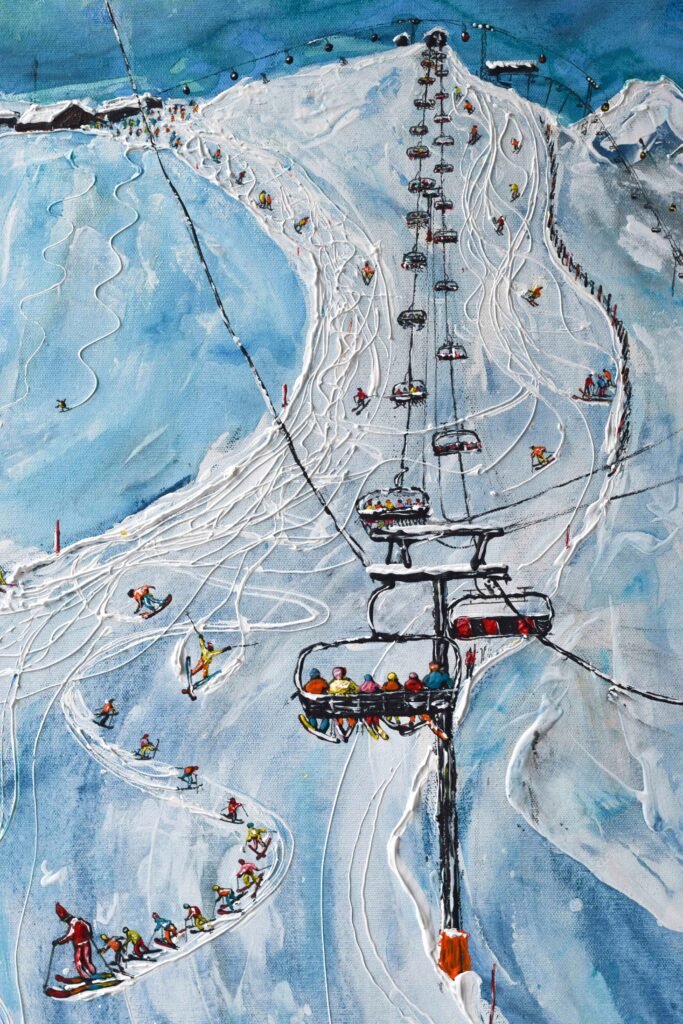 Les Arcs La Plagne Paradiski Ski Prints & Posters